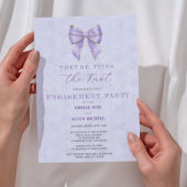 Lavender Wisteria Ribbon – Japanese-Inspired Einladung