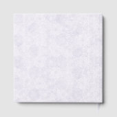 Lavender Wisteria Ribbon – Japanese-Inspired Gästebuch (Rückseite)