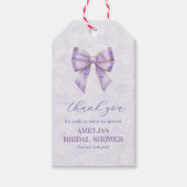 Lavender Wisteria Ribbon – Japanese-Inspired Geschenkanhänger (Vorderseite)