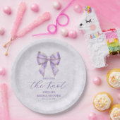 Lavender Wisteria Ribbon – Japanese-Inspired Pappteller (Party)