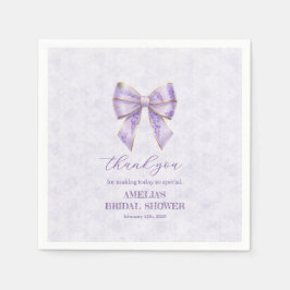 Lavender Wisteria Ribbon – Japanese-Inspired Serviette