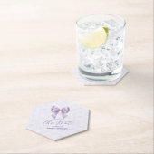 Lavender Wisteria Ribbon – Japanese-Inspired Untersetzer (Vor Ort)