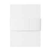 Lavender Wreath Personalisiert Wedding Einladungsbanderole (Rückseitenbeispiel)