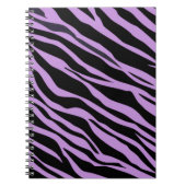 Lavender Zebra Striped Notizblock (Vorderseite)