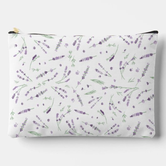 Lavender Zipper Pouch Zubehörtasche (Vorderseite)