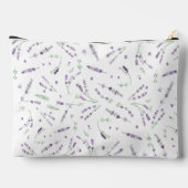 Lavender Zipper Pouch Zubehörtasche (Rückseite)