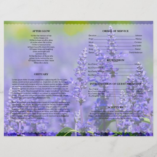 Lavenderbeervorlage (Rückseite)