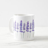 Lavenderblüten-Tasse Kaffeetasse (Vorderseite Links)