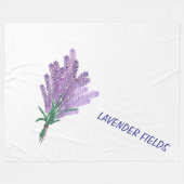 LAVENDERFELDER FLEECEDECKE (Vorderseite (Horizontal))
