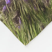 Lavenderfelder in Sequim Fleecedecke (Ecke)