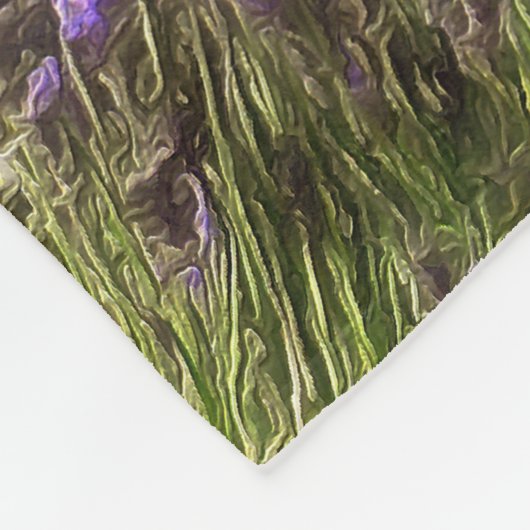 Lavenderfelder in Sequim Fleecedecke (Ecke)