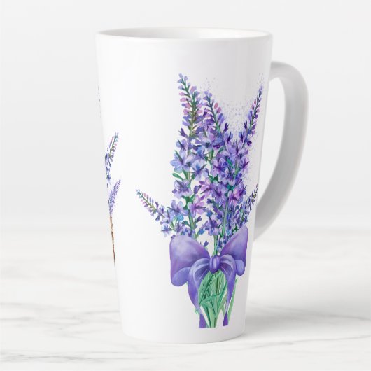 Lavenderfelder Latte Tasse 5 (Rechte Ecke)
