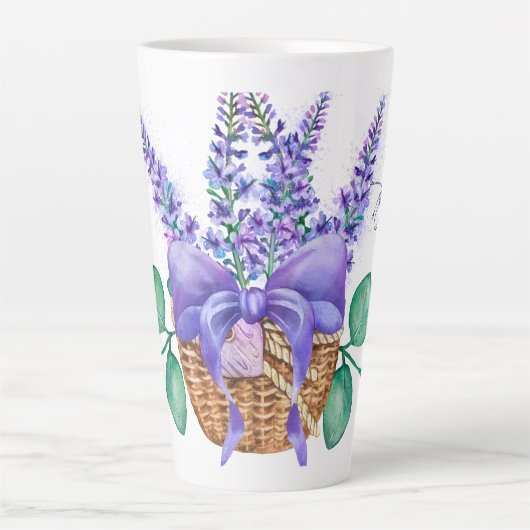 Lavenderfelder Latte Tasse 6 (Vorderseite)