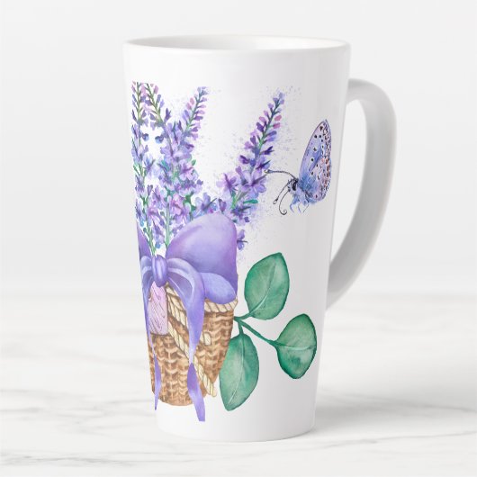 Lavenderfelder Latte Tasse 6 (Rechte Ecke)