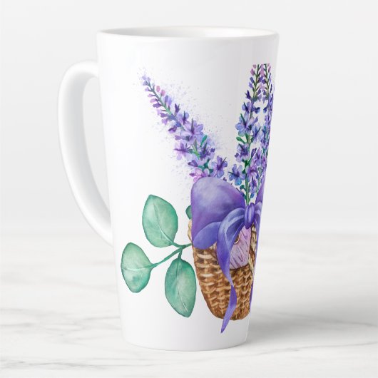 Lavenderfelder Latte Tasse 6 (Linke Ecke)