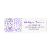 Lavenderhandgezeichnetes Blumenmuster