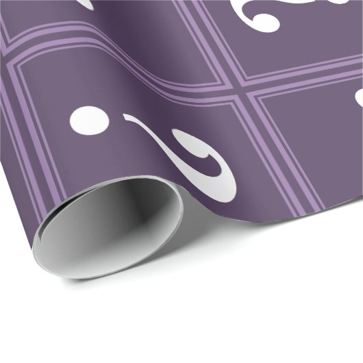 Lavendermysterium Geschenkpapier (Rolleneckpunkt)