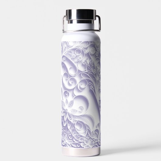 Lavenderpapier-Quilling-Muster Trinkflasche (Rückseite)