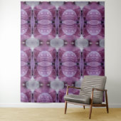 Lavenders Ikat 4 Wandteppich (Beispiel)