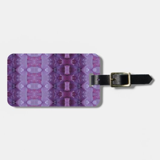 Lavenders Ikat Zen Gepäckanhänger (Vorderseite horizontal)