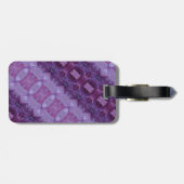 Lavenders Ikat Zen Gepäckanhänger (Rückseite horizontal)