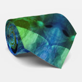 Lavenders X GL Ikat 13 Tapestry Krawatte (Gerollt)