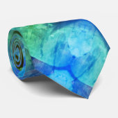 Lavenders X GL Ikat Zen Krawatte (Gerollt)