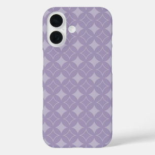 Lavendershippo-Muster iPhone 16 Hülle