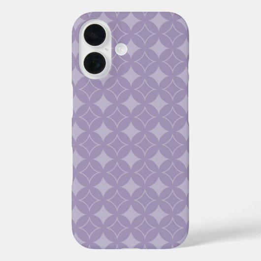 Lavendershippo-Muster Case-Mate iPhone Hülle (Rückseite)
