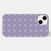 Lavendershippo-Muster Case-Mate iPhone Hülle (Rückseite (Horizontal))