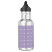 Lavendershippo-Muster Edelstahlflasche (Links)