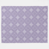 Lavendershippo-Muster Fleecedecke (Vorderseite (Horizontal))