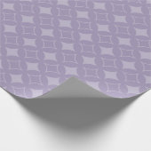 Lavendershippo-Muster Geschenkpapier (Ecke)