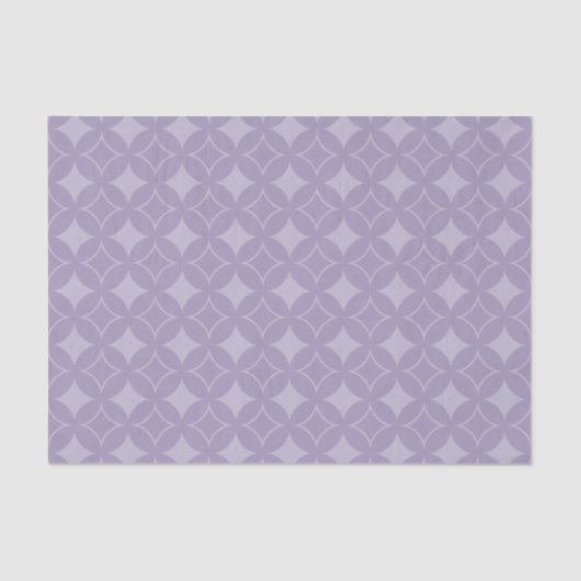 Lavendershippo-Muster Seidenpapier (Vorderseite)