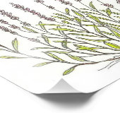 Lavenderskizze Fotodruck (Ecke)