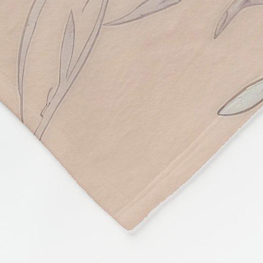 Lavenderverzauberung Fleecedecke (Ecke)