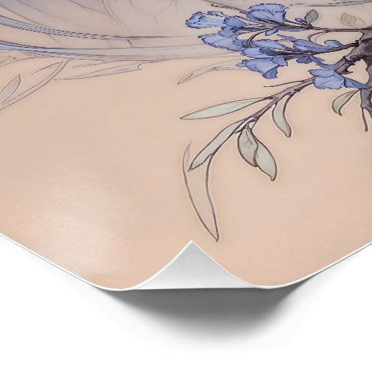 Lavenderverzauberung Poster (Ecke)