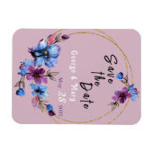 Lavendra Circle Wedding Magnet (Horizontal)