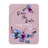 Lavendra Circle Wedding Magnet (Vertikal)