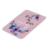 Lavendra Circle Wedding Magnet (Linke Seite)