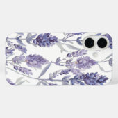 Lavenfelder | Lila Wasserfarben-Blumenmuster Case-Mate iPhone Hülle (Rückseite (Horizontal))