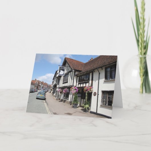 Lavenham Karte (Vorderseite)