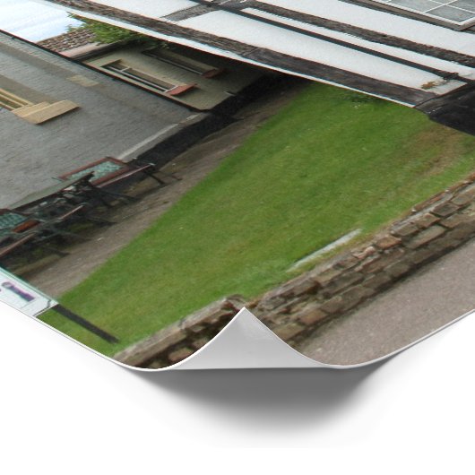 Lavenham Poster (Ecke)