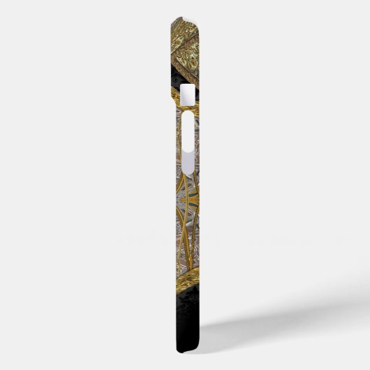 Laventel Elegant Monogram Case-Mate iPhone Hülle (Rückseite / Links)