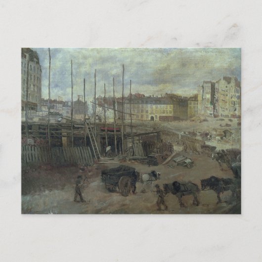 L'Avenue de l'Opera, 1878 Postkarte (Vorderseite)