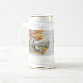 "Laverack" Die Jagd auf die englische Setter Bierglas (Vorderseite Links)