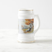 "Laverack" Die Jagd auf die englische Setter Bierglas (VorderseiteRechts)