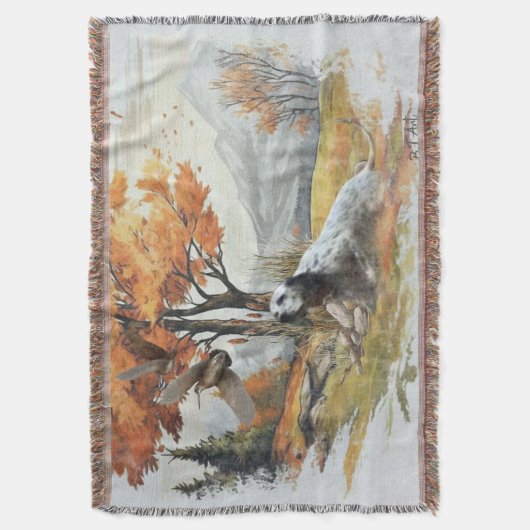 "Laverack" Die Jagd auf die englische Setter Decke (Vorderseite Vertikal)