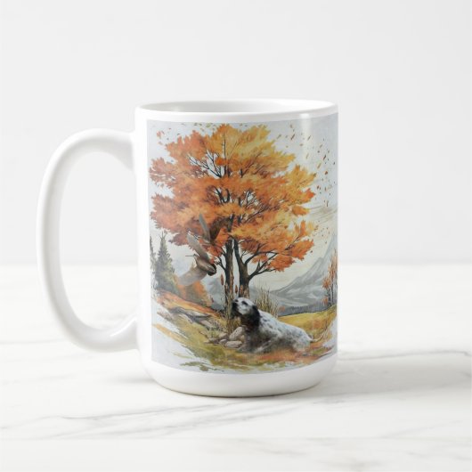 "Laverack" Die Jagd auf die englische Setter Kaffeetasse (Links)
