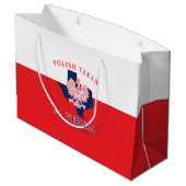 LaVernia Polnisch Texan Große Geschenktüte (Rückseite Schrägansicht)